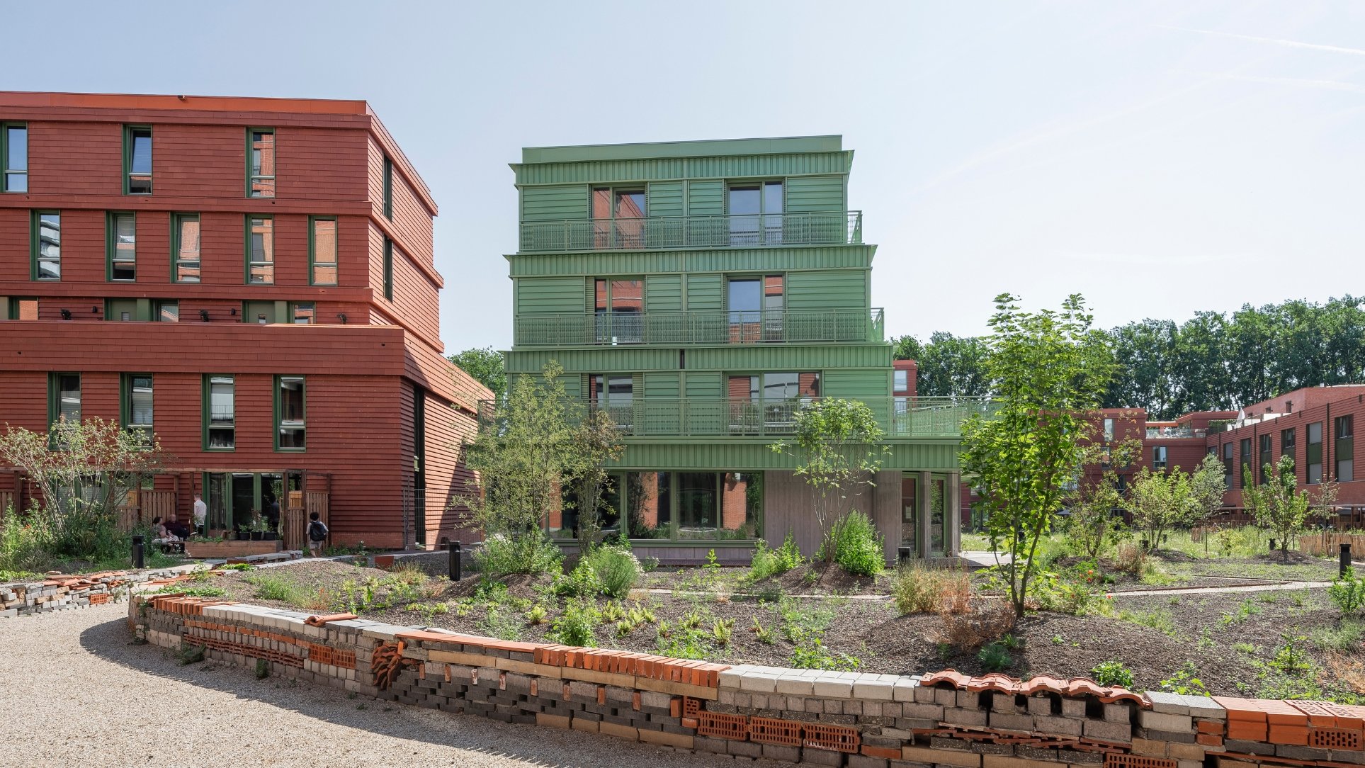 Une habitation jumelée circulaire