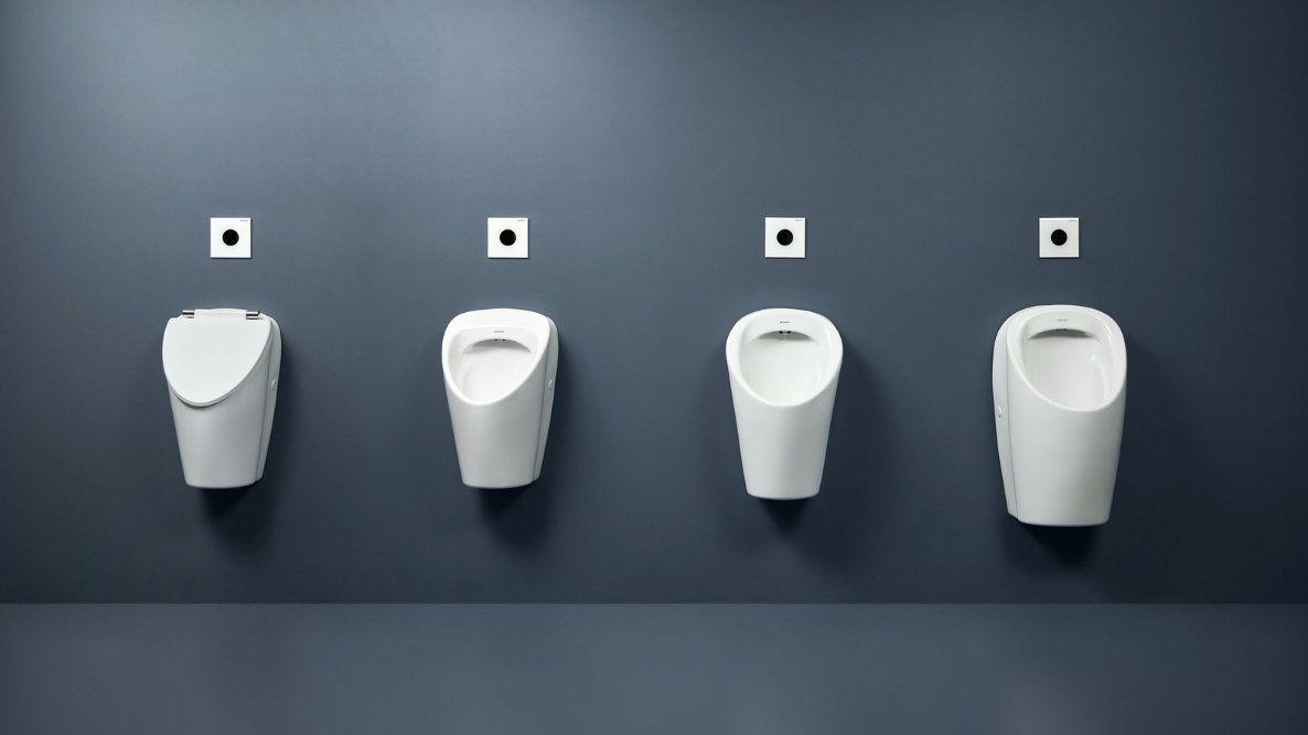 Urinoirs Renova de Geberit : rinçage parfait, installation facile