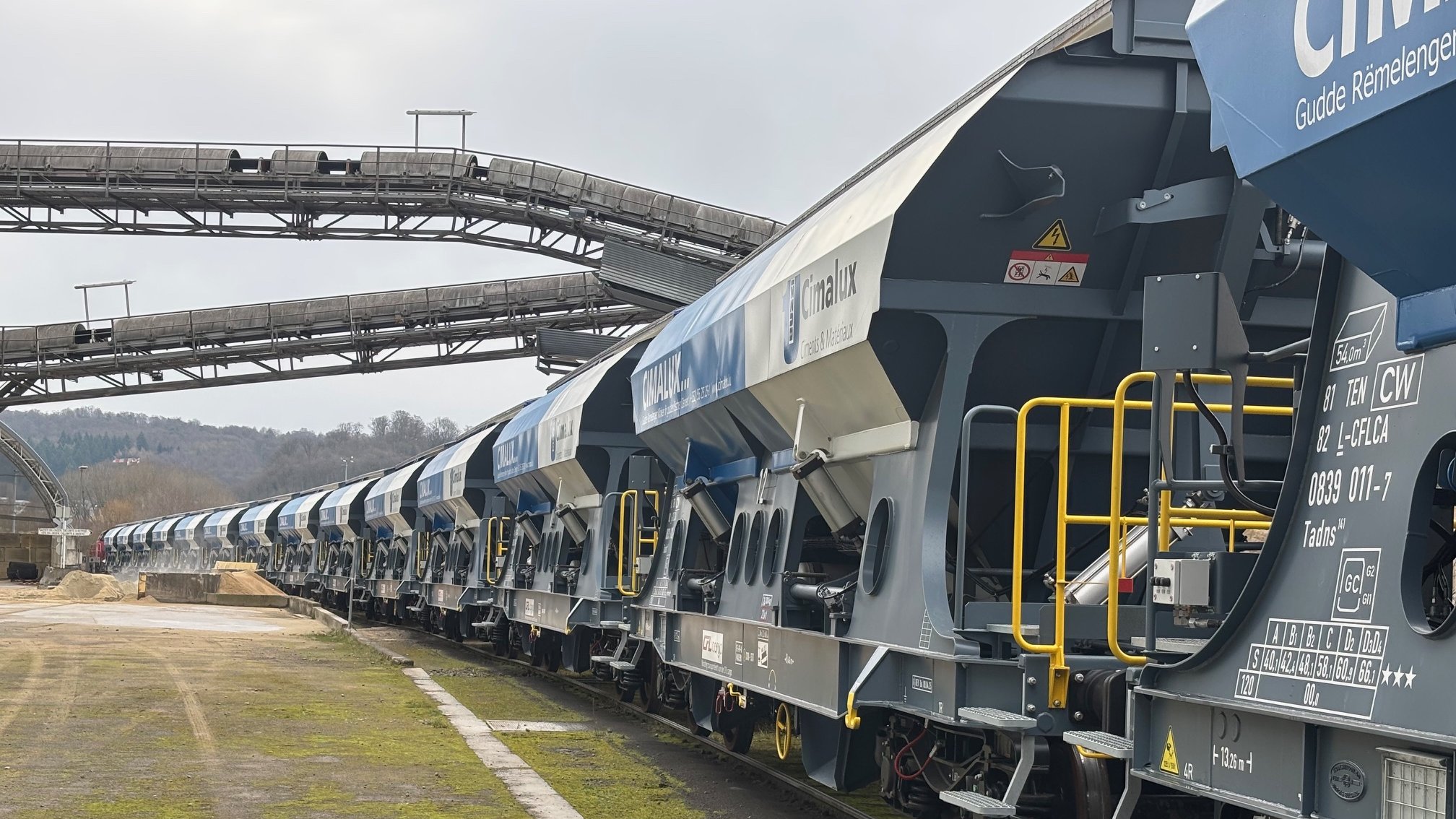 CIMALUX et CFL cargo signent pour 30 ans et renouvellent leur flotte de wagons