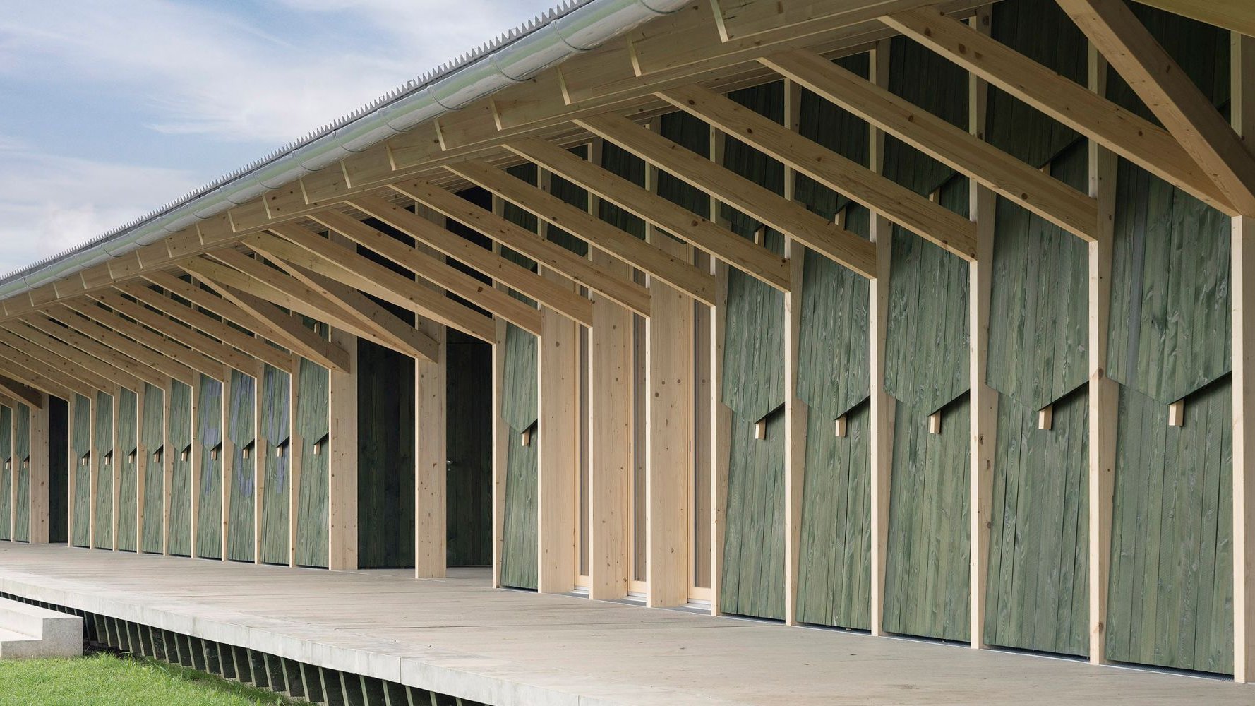 Infrastructures sportives à Daillens (Vaud, Suisse) par localarchitecture