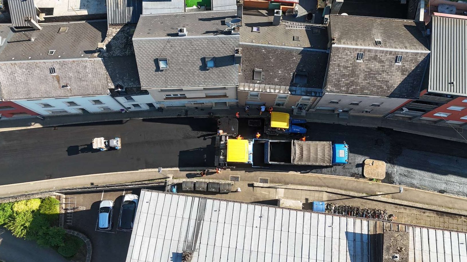 Un nouveau projet pilote asphalte-biochar à Differdange